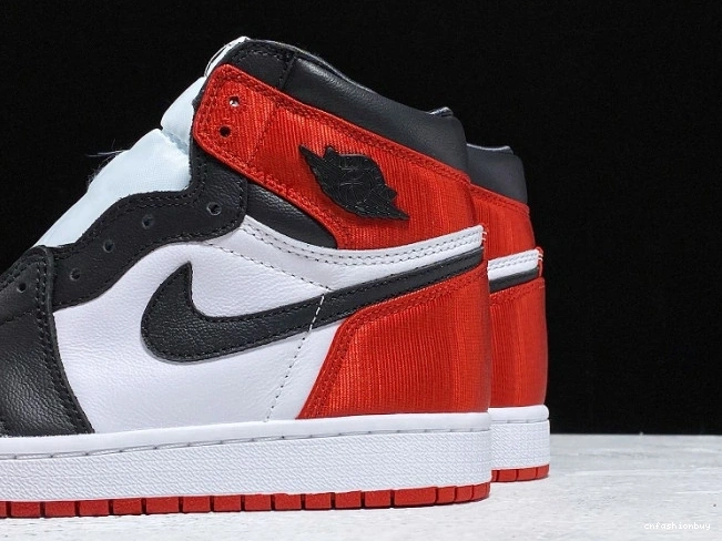 Jordan Retro CD0461-016 Satin Black 1 Toe Air High 1027